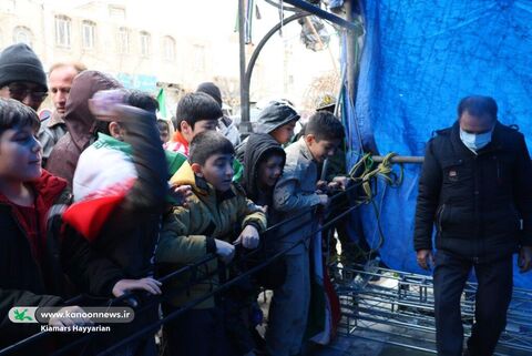 غرفه کانون چهارمحال و بختیاری در راهپیمایی 22بهمن1404