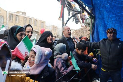 غرفه کانون چهارمحال و بختیاری در راهپیمایی 22بهمن1404