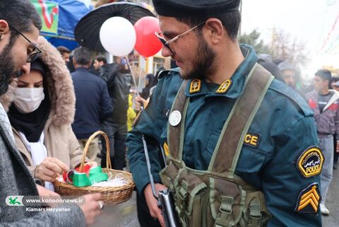 غرفه کانون چهارمحال و بختیاری در راهپیمایی 22بهمن1404