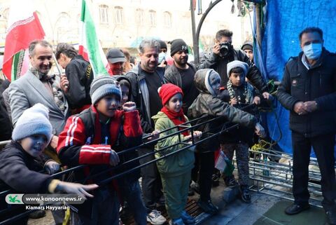 غرفه کانون چهارمحال و بختیاری در راهپیمایی 22بهمن1404