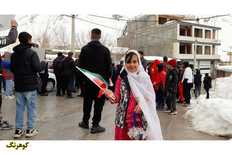 حضور مراکز کانون چهارمحال و بختیاری در راهپیمایی 22بهمن 1404