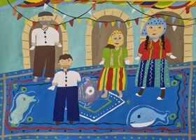 درخشش اعضا و مربیان کانون استان بوشهر در دهمین دوسالانه ملی هنرهای تجسمی