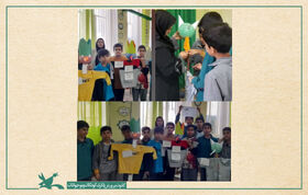 کارگاه ساخت ماکت ویژه ۲۲ بهمن در مدرسه حکیم بهاباد برگزار شد