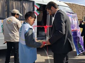 راه‌اندازی مجدد کتابخانۀ سیار کاشمر همزمان با دهۀ مبارک فجر