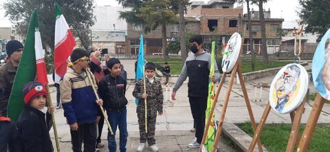 نمایش قدرت کودکان و نوجوانان گلستانی در ۲۲ بهمن