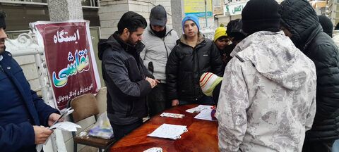 غرفه های مراکز  کانون آذربایجان شرقی در مسیر راهپیمایی یوم الله 22 بهمن 1404