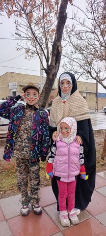 حضور پرشور کانون زنجان در راهپیمایی ۲۲ بهمن؛ شادی، هنر و هویت انقلابی در کنار مردم