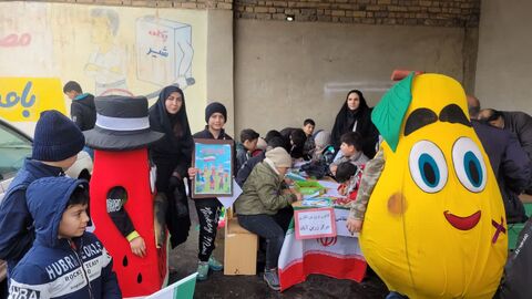 حضور پرشور کانون زنجان در راهپیمایی ۲۲ بهمن؛ شادی، هنر و هویت انقلابی در کنار مردم