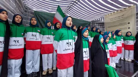 حضور پرشور کانون زنجان در راهپیمایی ۲۲ بهمن؛ شادی، هنر و هویت انقلابی در کنار مردم