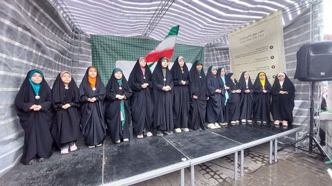 حضور پرشور کانون زنجان در راهپیمایی ۲۲ بهمن؛ شادی، هنر و هویت انقلابی در کنار مردم