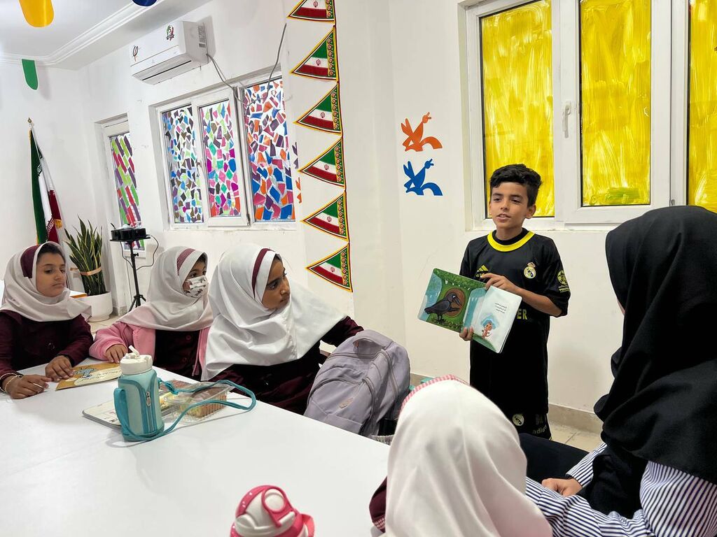 برگزاری بازارچه دانش آموزی در  کانون پرورش فکری کودکان و نوجوانان جزیره سیری