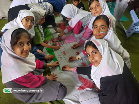 حضور فعال مربیان و اعضا مراکز کانون استان بوشهر در راهپیمایی یوم الله ۲۲بهمن