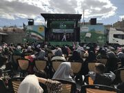 حضور تماشاخانه سیار کانون پرورش فکری در روستای«جیلان‌آباد»