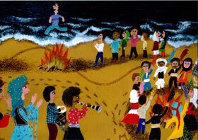 درخشش چهارعضوکانون هرمزگان در دهمین دوسالانه ملی هنرهای تجسمی