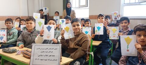 چند نما از گرامی‌داشت دهه فجر در مراکز فرهنگی و هنری کانون استان قزوین