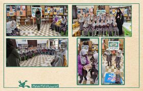 نمایشگاه کتاب‌های انقلابی در مرکز شماره یک ابرکوه برگزار شد