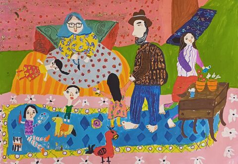 اثر مهسان کاردان 8 ساله از مرکز ۵ اردبیل  برگزیده بیست و سومین نمایشگاه دوسالانه بین‌المللی نقاشی کودکان کاناگاوا کشور ژاپن در سال  ۲۰۲۵ با موضوع  «آزاد»