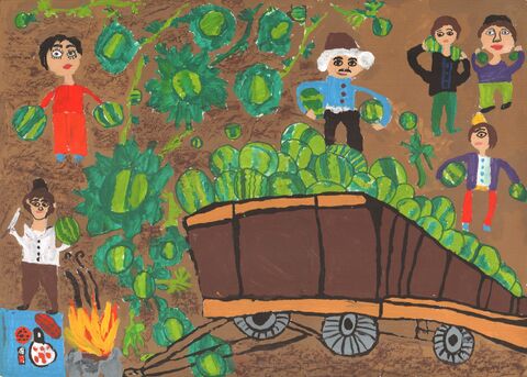 اثر محیا خان‌محمدی 9 ساله از مرکز ۲ ارومیه کانون آذربایجان غربی  برگزیده بیست و سومین نمایشگاه دوسالانه بین‌المللی نقاشی کودکان کاناگاوا کشور ژاپن در سال  ۲۰۲۵ با موضوع  «آزاد»