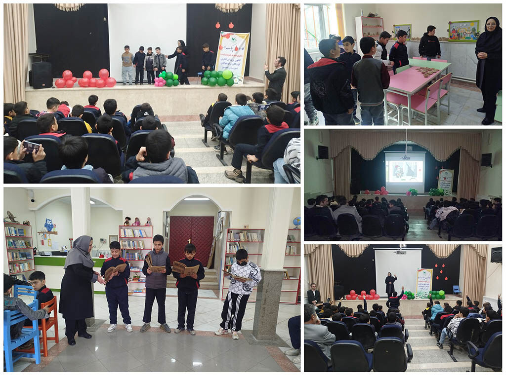 بازدید دانشآموزان دبستان معرفت عنبران از کانون نمین