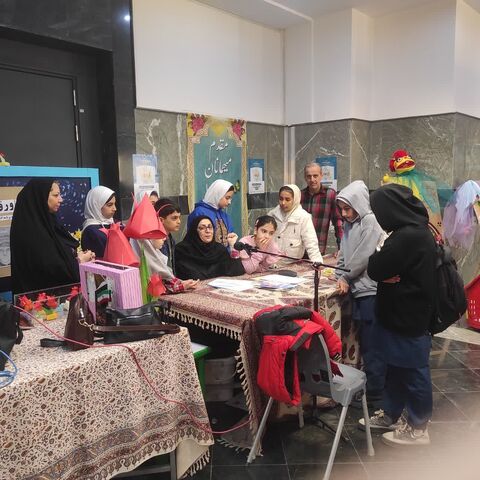 برنامه های ترویجی کانون پرورش فکری کودکان و نوجوانان در هفدهمین نمایشگاه کتاب استان آذربایجان غربی