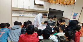 دانش‌آموزان کرمانشاهی در مرکز شماره ۴ کانون با دنیای نجوم و علم آشنا شدند