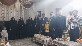 تجلیل از خانواده شهید مرتضی بهرامی