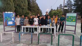 همدلی و نشاط نوجوانان در ایستگاه افطاری کانون خرامه