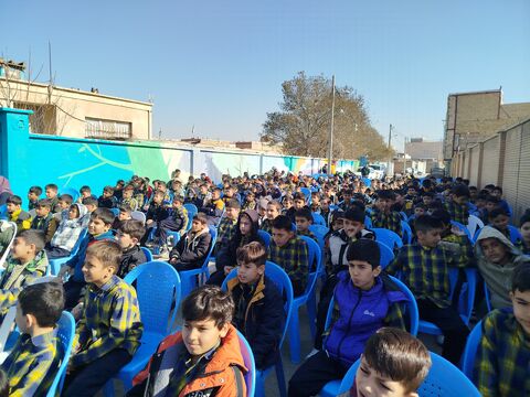 گزارش تصویری اجرای برنامه تماشاخانه سیار کانون برای بچه‌های قزوین