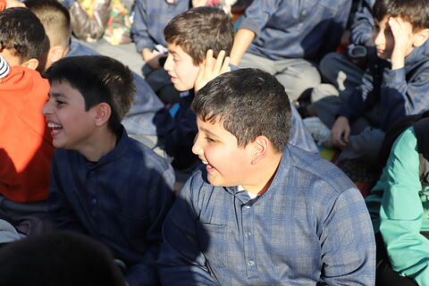 گزارش تصویری اجرای برنامه تماشاخانه سیار کانون برای بچه‌های قزوین