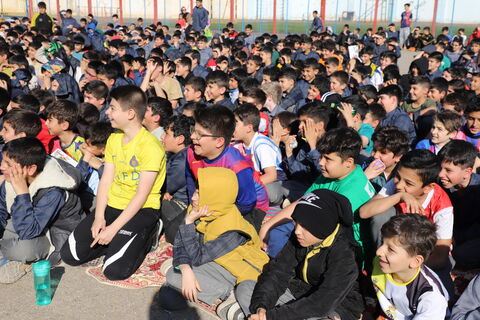 گزارش تصویری اجرای برنامه تماشاخانه سیار کانون برای بچه‌های قزوین