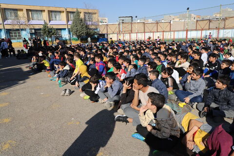 گزارش تصویری اجرای برنامه تماشاخانه سیار کانون برای بچه‌های قزوین