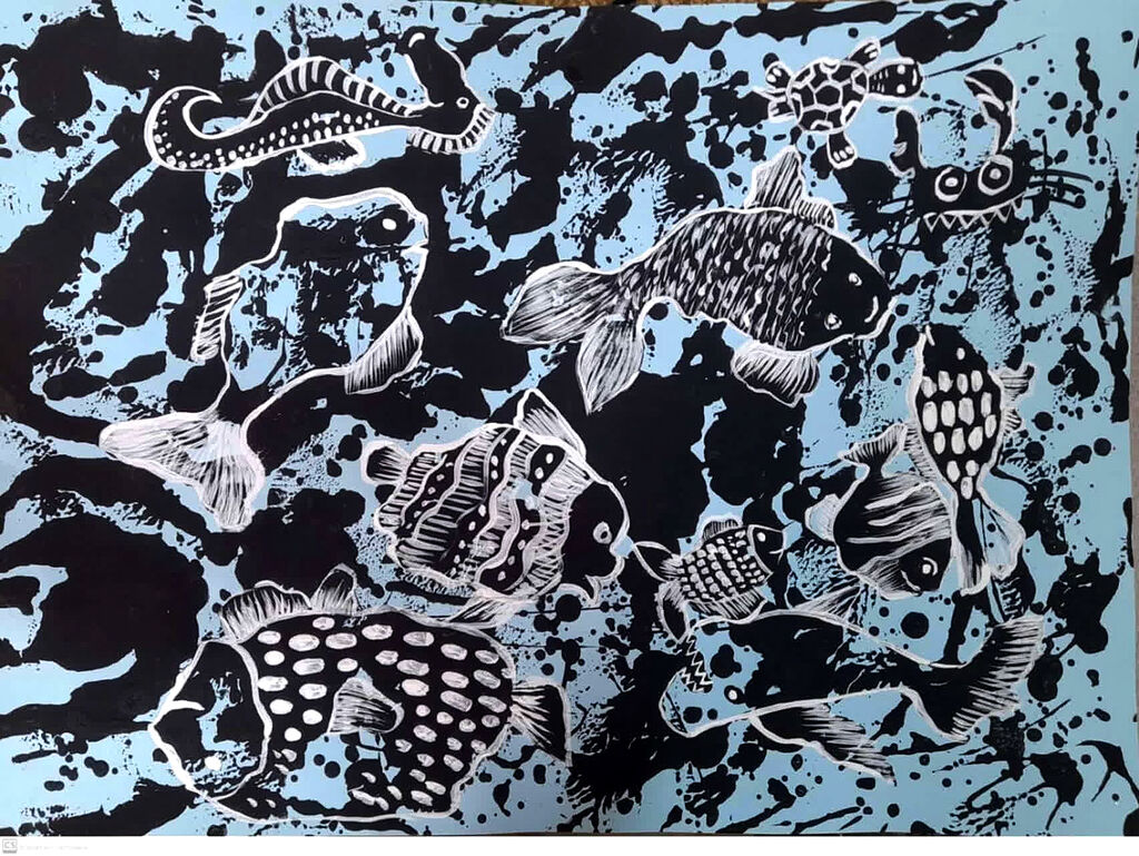 افتخارآفرینی کودکان و نوجوانان کانون چهارمحال و بختیاری در جشنواره بین‌المللی نقاشی