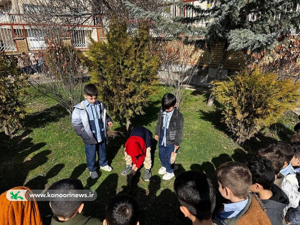 کاشت نهال توسط دانشآموزان مریوانی در راستای اجرای برنامه سفیران سبز
