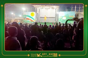 اجرای تماشاخانه سیار کانون پرورش فکری در شهرستان باوی