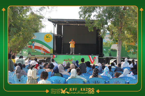 اجرای تماشاخانه سیار کانون پرورش فکری کودکان و نوجوانان در شهرستان گتوند