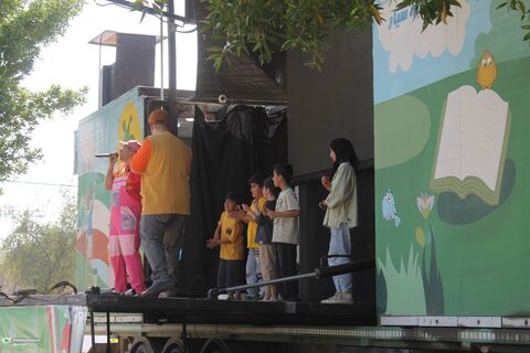 اجرای تماشاخانه سیار کانون پرورش فکری کودکان و نوجوانان در شهرستان گتوند