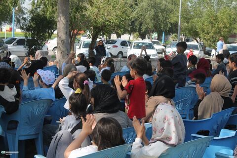 اجرای تماشاخانه سیار کانون پرورش فکری کودکان و نوجوانان در شهرستان گتوند