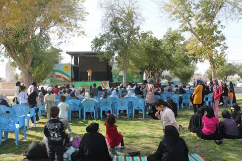 اجرای تماشاخانه سیار کانون پرورش فکری کودکان و نوجوانان در شهرستان گتوند