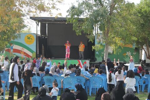 اجرای تماشاخانه سیار کانون پرورش فکری کودکان و نوجوانان در شهرستان گتوند