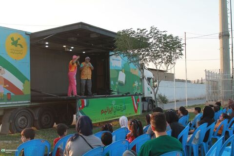 اجرای تماشاخانه سیار در شهرستان شوشتر