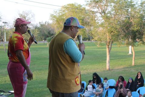 اجرای تماشاخانه سیار در شهرستان شوشتر