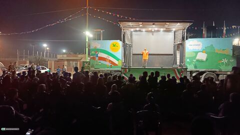 اجرای تماشاخانه سیار کانون پرورش فکری در شهرستان باوی