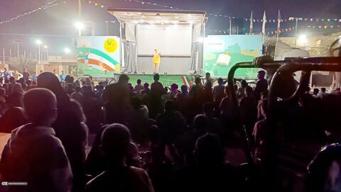 اجرای تماشاخانه سیار کانون پرورش فکری در شهرستان باوی