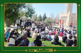 اجرای «بچه زرنگ» در سومین روز حضور تماشاخانه سیار کانون در خوزستان