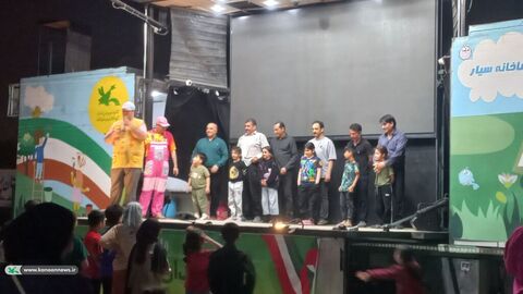 اجرای «بچه زرنگ» در دومین روز حضور تماشاخانه سیار کانون در خوزستان