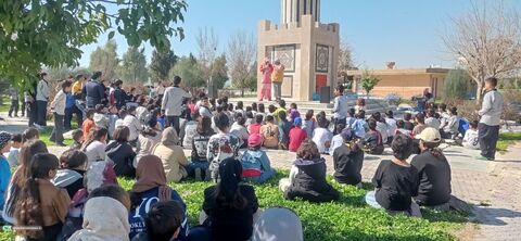 اجرای «بچه زرنگ» در سومین روز حضور تماشاخانه سیار کانون در خوزستان