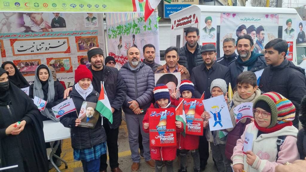 حضور مدیرعامل کانون در راهپیمایی روز قدس اردبیل حضور مدیرعامل کانون پرورش فکری در حماسه روز قدس اردبیل