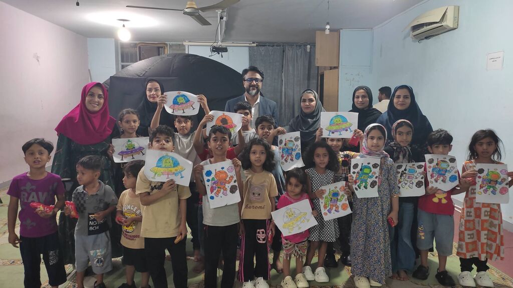 امداد علمی فرهنگی به کودکان جزایر تُنب بزرگ و ابوموسی «چتر آسمان» کانون، میزبان کودکان جزایر هرمزگان