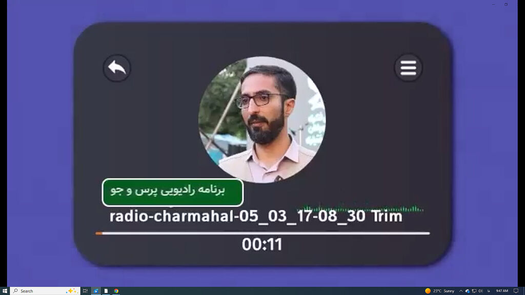 حضور مدیرکل کانون استان در برنامه رادیویی پرس و جو مدیرکل کانون چهارمحال و بختیاری در گفتگوی رادیویی«پرس وجو»