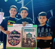 «میهمانان کوچک امام حسین(ع)»؛ کودکان زرین‌آباد پرچم عشق به عاشورا را برافراشتند